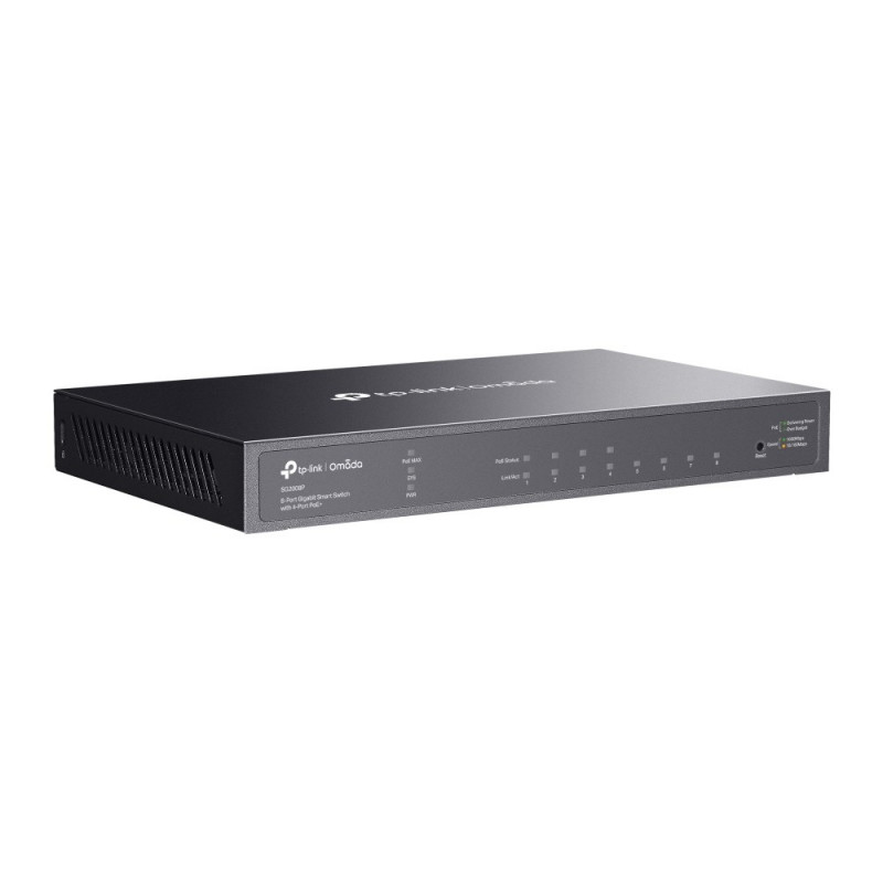 TP-Link SG2008P (TL-SG2008P) JetStream έξυπνος διακόπτης δικτύου Gigabit 8 θυρών με 4 θύρες PoE+