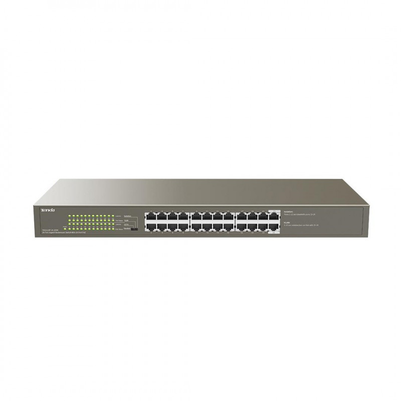 Switch PoE Tenda TEG1124P-24-250W, 24 θύρες, 250 W