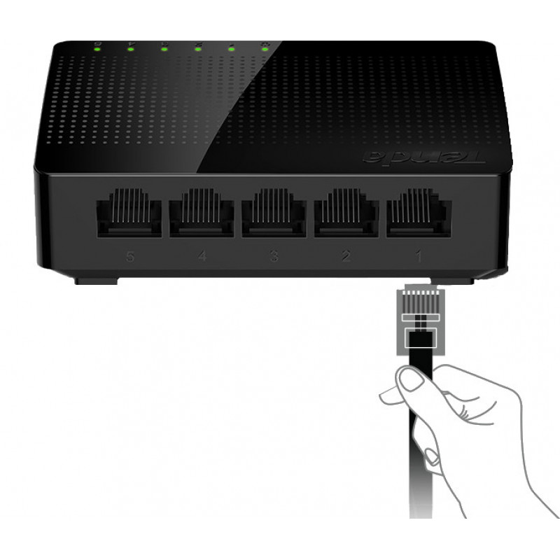 Switch επιτραπέζιο Tenda SG105, 5 θύρες Gigabit