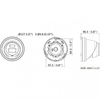Κάμερα Hikvision AcuSense Turret DS-2CD2343G2-LI2U, 4 mm, O-STD