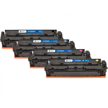 G&G συμβατές κασέτες τόνερ NT-PH203UBK/UC/UM/UY-B-V5-4-S1 (4 τεμ.), μαύρο, κυανό, ματζέντα, κίτρινο