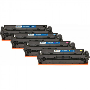 G&G συμβατές κασέτες τόνερ NT-PH203UBK/UC/UM/UY-B-V5-4-S1 (4 τεμ.), μαύρο, κυανό, ματζέντα, κίτρινο