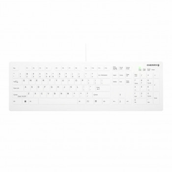 Cherry Contour Active Key AK-C8112-U1-W/EU ιατρικό πληκτρολόγιο, ενσύρματο, διάταξη ΕΕ, λευκό