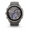 Garmin Fenix 9 Pro inReach έξυπνο ρολόι, 51 mm, θήκη τιτανίου, λουράκι σιλικόνης γραφίτη/μαύρο