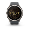 Garmin Fenix 9 Pro inReach έξυπνο ρολόι, 51 mm, θήκη τιτανίου, λουράκι σιλικόνης γραφίτη/μαύρο