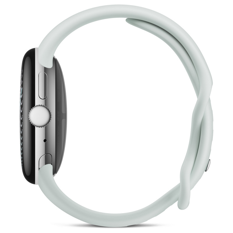Google Pixel Watch 5 WiFi έξυπνο ρολόι, 41 mm, Polished Silver / Fog, GA10898-DE