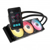 Corsair iCUE LINK TITAN II 360 RX LCD ψύκτρα υγρού all-in-one, 360 mm, RGB, μαύρο, CW-9061045-WW