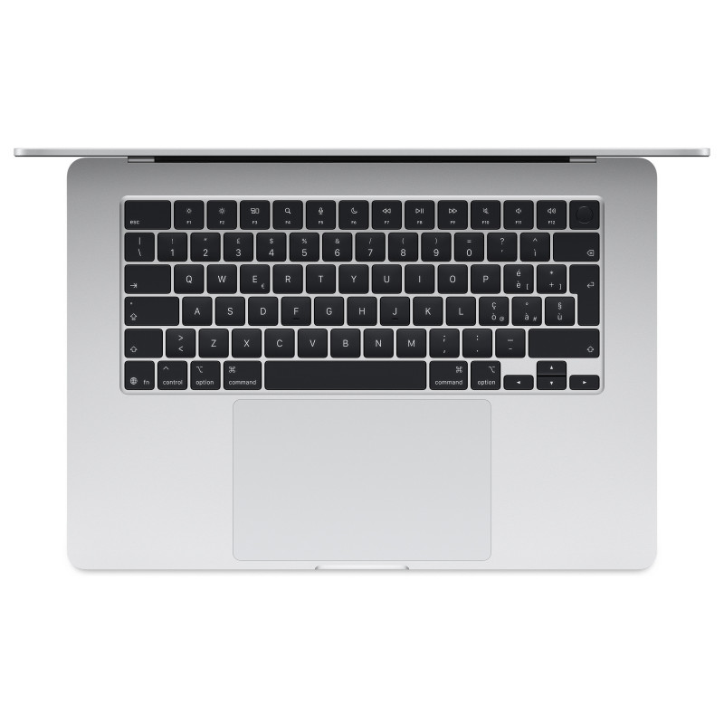 Apple MacBook Air 15 M5 φορητός υπολογιστής, CPU 10 πυρήνων, GPU 10 πυρήνων, 32 GB RAM, SSD 1 TB, ασημί, γερμανικό πληκτρολόγιο, τροφοδοτικό 35 W με δύο θύρες USB-C