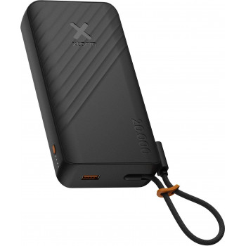 Xtorm XG2E30W201C powerbank, 30 W, 20.000 mAh, με ενσωματωμένο καλώδιο, μαύρο