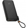 Xtorm XG2E30W201C powerbank, 30 W, 20.000 mAh, με ενσωματωμένο καλώδιο, μαύρο
