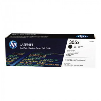 HP 305X CE410XD κασέτα γραφίτη, μαύρη (2 τεμ.)