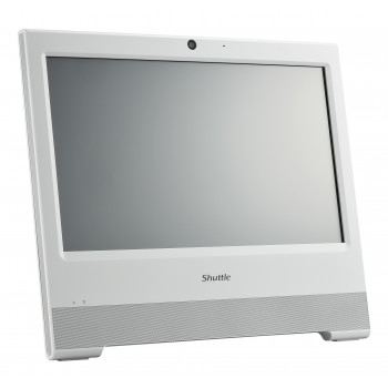 Shuttle XPC AIO barebone X50N, οθόνη αφής 15,6 ιντσών, Intel N150, λευκό
