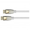Good Connections Python DP20-PY010W καλώδιο DisplayPort 2.0, 54 Gbit/s, UHBR 13.5, πλεκτό νάιλον, λευκό, 1 m