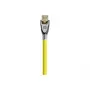 Good Connections PYTHON GC-M0075 καλώδιο DisplayPort 1.2, 4K2K / UHD, επιχρυσωμένες επαφές, OFC, πλεκτό νάιλον, κίτρινο, 1 m