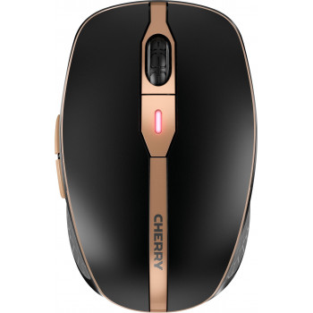 Cherry DW 9100 SLIM σετ πληκτρολογίου και ποντικιού, ασύρματο RF + Bluetooth, AZERTY (βελγικό), μαύρο
