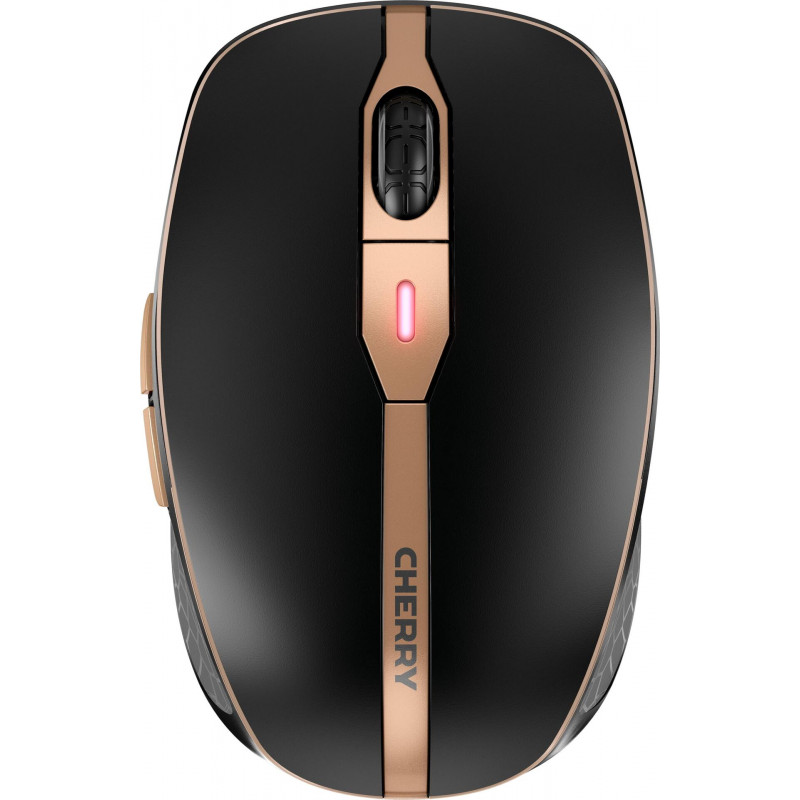 Cherry DW 9100 SLIM σετ πληκτρολογίου και ποντικιού, ασύρματο RF + Bluetooth, AZERTY (βελγικό), μαύρο
