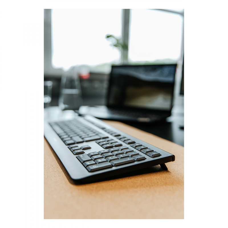 Cherry KW 3000 ασύρματο πληκτρολόγιο γραφείου, 2,4 GHz, AZERTY (γαλλικό), μαύρο