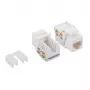 LogiLink NK4006 μονάδα keystone RJ45, Cat.5e UTP, σύνδεση διάτρησης 90°, λευκή