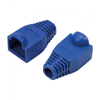 LogiLink MP0066 προστατευτικό βύσματος RJ45 6,5 mm, μπλε (50 τεμ.)