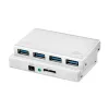 LogiLink UA0421 διανομέας USB 3.0, 4 θύρες, με τροφοδοτικό