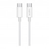LogiLink CU0341 καλώδιο USB 2.0 Type-C, C/M σε C/M, 480 Mbps, 60 W, νάιλον, λευκό, 1 m