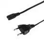 LogiLink CP192 καλώδιο τροφοδοσίας, CEE 7/16 σε IEC C7, μαύρο, 1 m