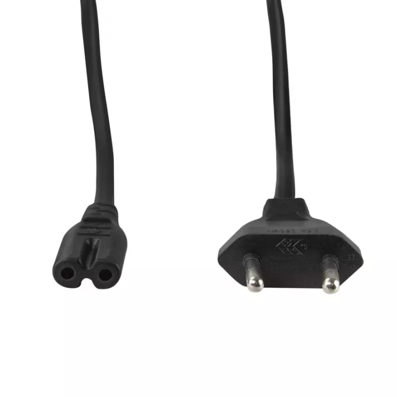 LogiLink CP192 καλώδιο τροφοδοσίας, CEE 7/16 σε IEC C7, μαύρο, 1 m
