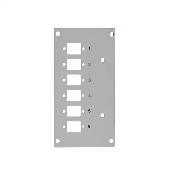 LogiLink FB5002 μπροστινό πάνελ οπτικής ίνας, 6 LC-D / 6 SC-S, για κουτί διανομής συγκολλήσεων