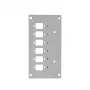 LogiLink FB5002 μπροστινό πάνελ οπτικής ίνας, 6 LC-D / 6 SC-S, για κουτί διανομής συγκολλήσεων