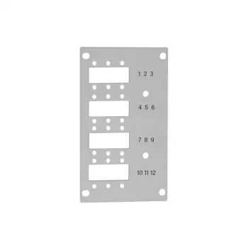 LogiLink FB5003 μπροστινή πλάκα οπτικής ίνας 12 LC-D / 12 SC-S για κατανεμητή ματίσεων