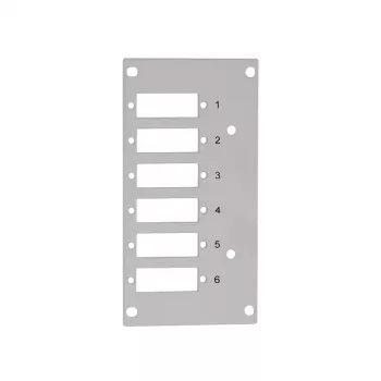 LogiLink FB5004 μπροστινή πλάκα οπτικής ίνας 6 SC-D / 6 LC-Q για κατανεμητή ματίσεων