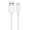 LogiLink CU0319 καλώδιο USB 2.0 Type-C, A/M σε C/M, 480 Mbps, 60 W, νάιλον, λευκό, 0,15 m