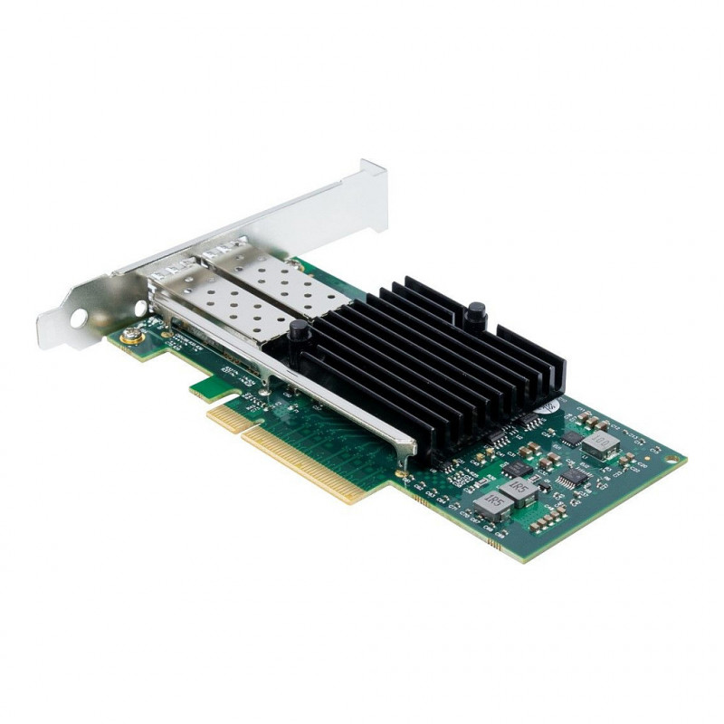Inter-Tech ST-723 κάρτα δικτύου, PCIe x8, διπλή SFP+, 10 Gbit/s