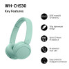 Sony WH-CH530 ασύρματα ακουστικά Bluetooth, μέντα