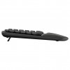 Logitech Wave Keys 920-012289 ασύρματο εργονομικό πληκτρολόγιο, 2,4 GHz / Bluetooth, ελβετική διάταξη (CH), γραφίτης