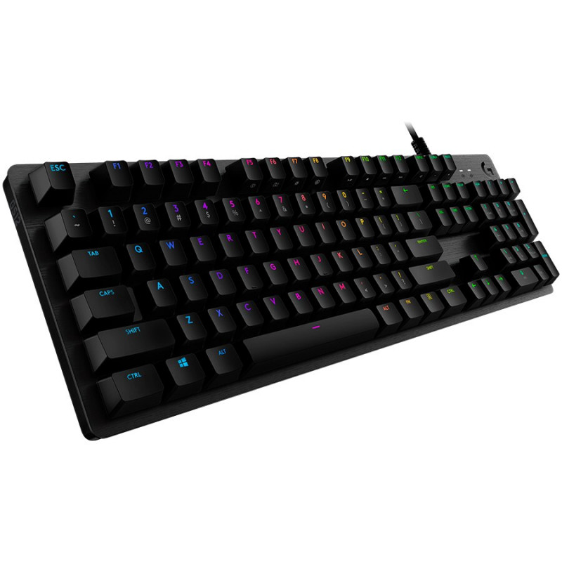 Logitech G512 920-009350 μηχανικό πληκτρολόγιο για παιχνίδια με οπίσθιο φωτισμό, διακόπτες GX