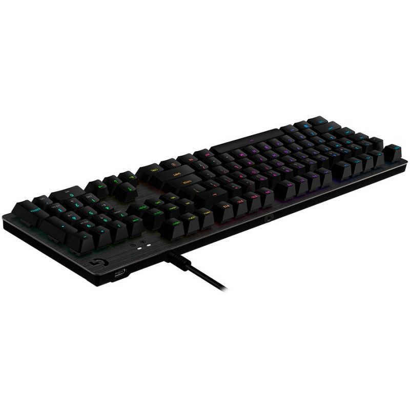 Logitech G512 920-009350 μηχανικό πληκτρολόγιο για παιχνίδια με οπίσθιο φωτισμό, διακόπτες GX