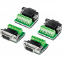 TRENDnet TI-S400 σειριακός προσαρμογέας RS-232 σε RS-422/485, συμβατός με TAA (4 τεμ.), πράσινο / γκρι