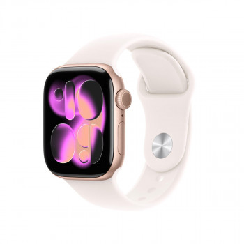 Apple Watch Series 11 έξυπνο ρολόι 5G, θήκη αλουμινίου 42 mm, S/M, χρυσό, MF8E4QL/A