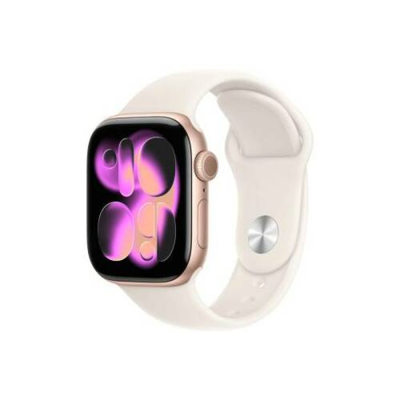 Apple Watch Series 11 έξυπνο ρολόι 5G, θήκη αλουμινίου 42 mm, S/M, χρυσό, MF8E4QL/A