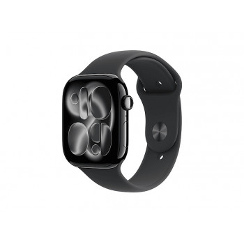 Apple Watch Series 11 έξυπνο ρολόι 5G, θήκη αλουμινίου 46 mm, S/M, μαύρο, MFC24QL/A