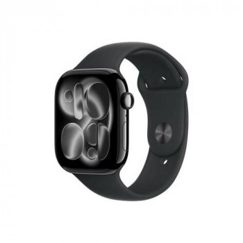 Apple Watch Series 11 έξυπνο ρολόι 5G, θήκη αλουμινίου 46 mm, S/M, μαύρο, MFC24QL/A