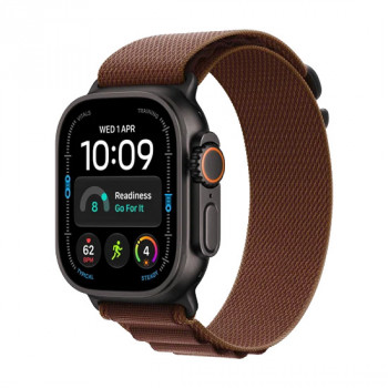 Apple Watch Ultra 4 (2026) έξυπνο ρολόι, 5G, 49 mm, θήκη από μαύρο τιτάνιο, Alpine Loop μπορντό, M