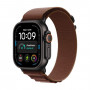 Apple Watch Ultra 4 (2026) έξυπνο ρολόι, 5G, 49 mm, θήκη από μαύρο τιτάνιο, Alpine Loop μπορντό, M