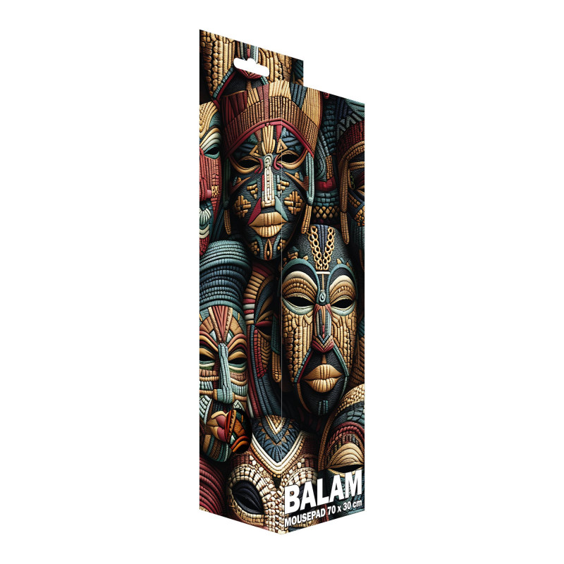 Sbox BALAM XL MP-04 πατάκι ποντικιού, 700x300 mm, μαύρο με σχέδιο