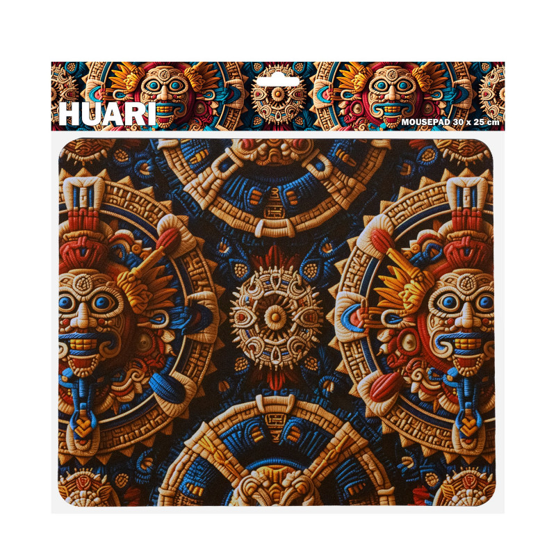 Sbox HUARI M MP-05 πατάκι ποντικιού, 300x250 mm, μαύρο με σχέδιο