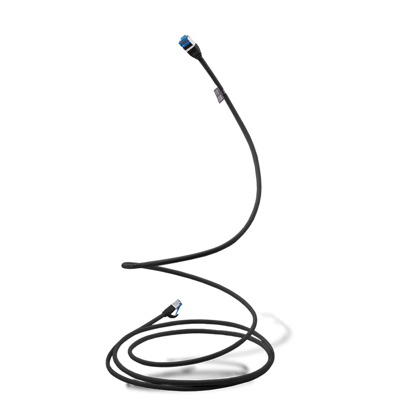 LogiLink CP5023S καλώδιο δικτύου Cat.6A SLIM S/FTP LSZH, 0,5 m, μαύρο, SlimLine