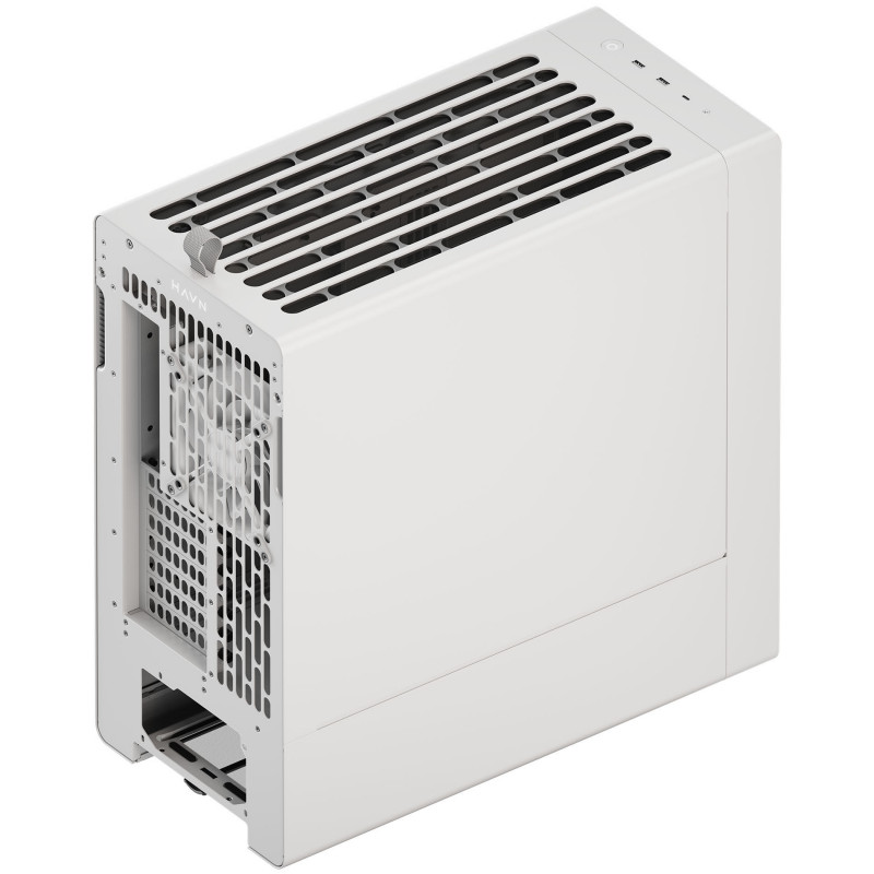 HAVN BF 360 Flow Solid κουτί υπολογιστή, Midi Tower, E-ATX, λευκό