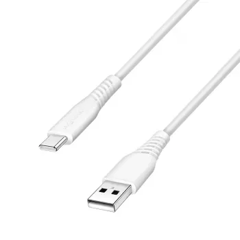 LogiLink CU0254 καλώδιο USB 2.0 USB-C σε USB-A, 480 Mbps, 15 W, λευκό, 2 m