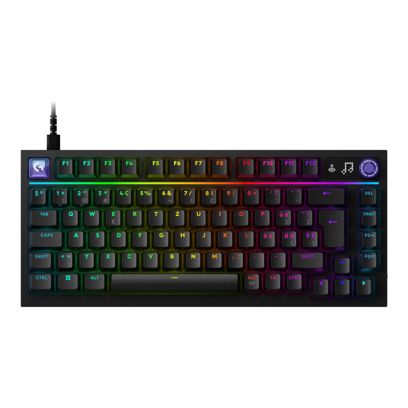 Logitech G316 X 75 πληκτρολόγιο παιχνιδιών, μαύρο, US International